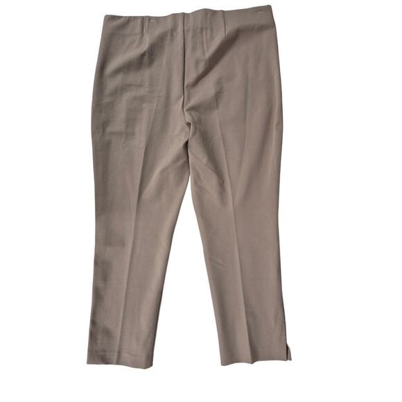 NWT Chico's Slimming Juliet Side Vent Ankle Pant Basic Toasted Taupe  Sz 3R =XL - Picture 2 of 5